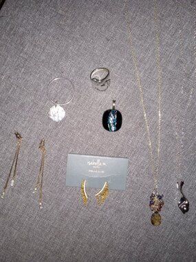 💍LOT jewelry STERLING SILVER + GOLD plated + PEARL + VINTAGE + HANDMADE bundle